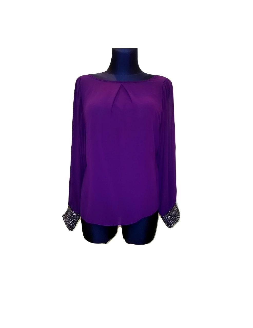 Moteriška lengva violetinė palaidinė ilgomis rankovėmis, DOROTHY PERKINS, 38 dydis