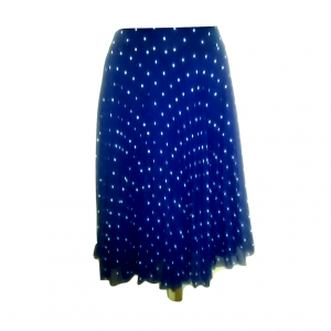 Moteriškas tamsiai mėlynas sijonas su žirniukais, HOLLY&WHYTE, 40 dydis